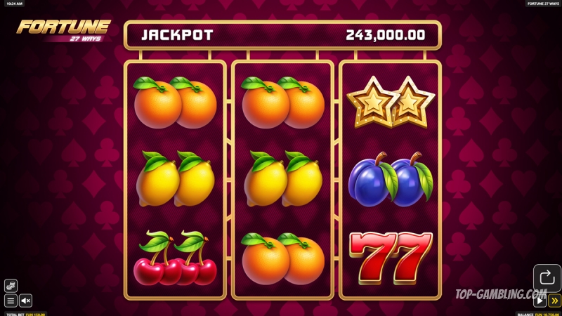 Обзор слота Fortune 27 Ways – особенности, механика и максимальные выигрыши